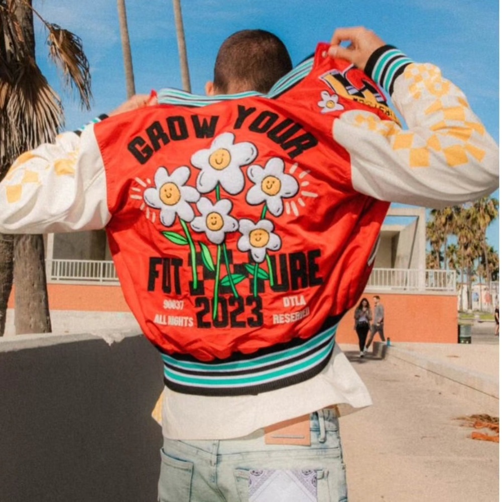 Grow Your Future Varsity Jacket - Picture 2 of 4